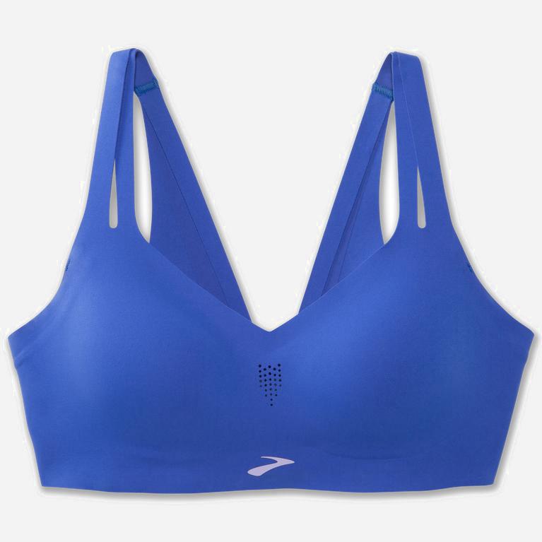 Brooks Dare Strappy Sports Sport Beha voor Dames Blauw (FHWZM-9032)